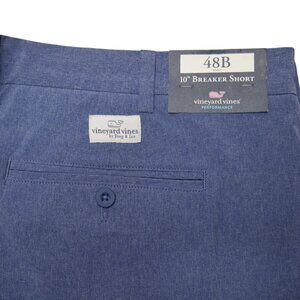 Vineyard Vines Breaker Shorts Men's Size 48 48B Blue Lightweight Performance NWT
